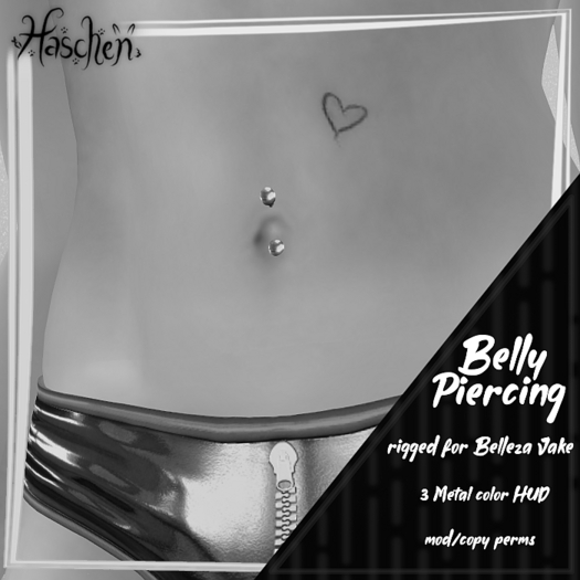 Second Life Marketplace [Haschen] Belly Piercing DEMO